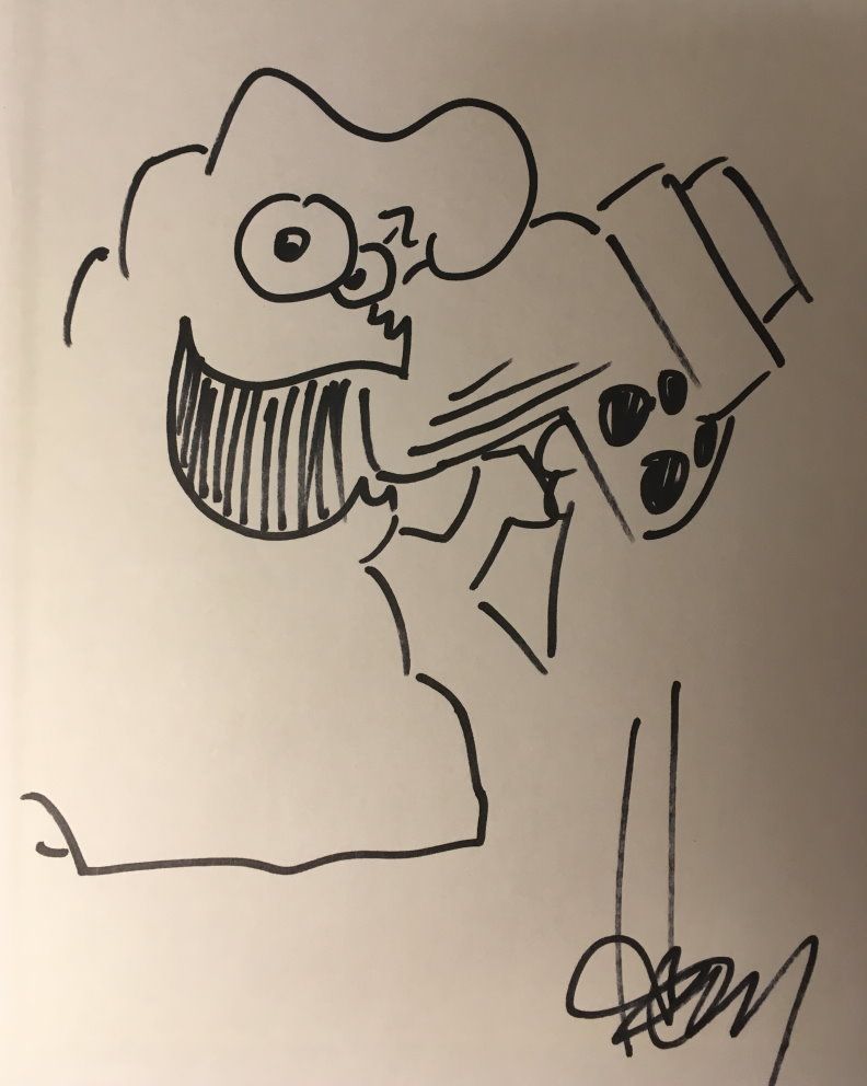 A signed sketch of Schlock